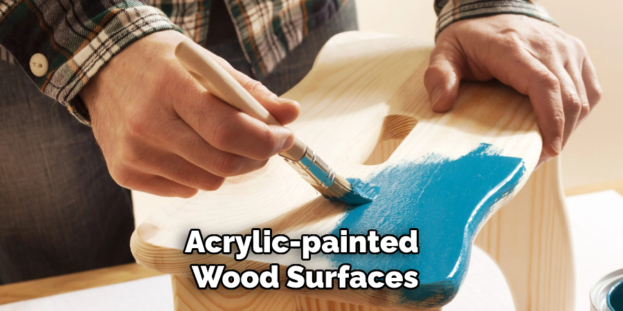 Acrylic-painted Wood Surfaces