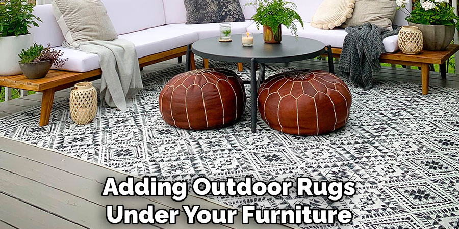 Adding Outdoor Rugs Under Your Furniture