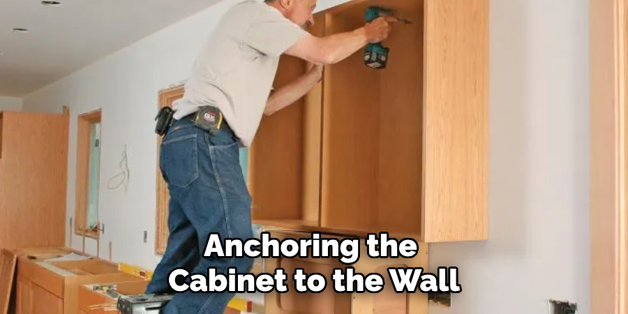 Anchoring the Cabinet to the Wall