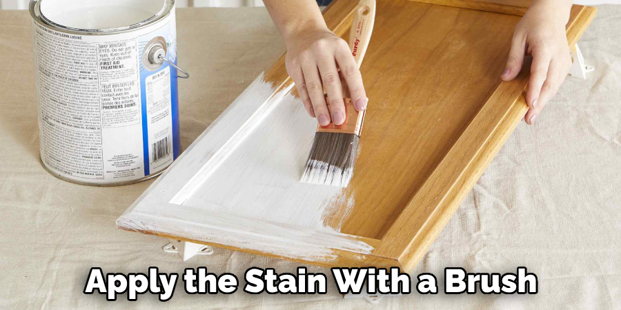 Apply the Stain With a Brush