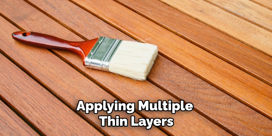 Applying Multiple Thin Layers