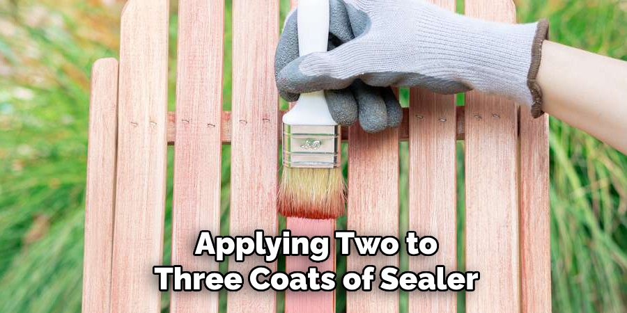 Applying Two to Three Coats of Sealer