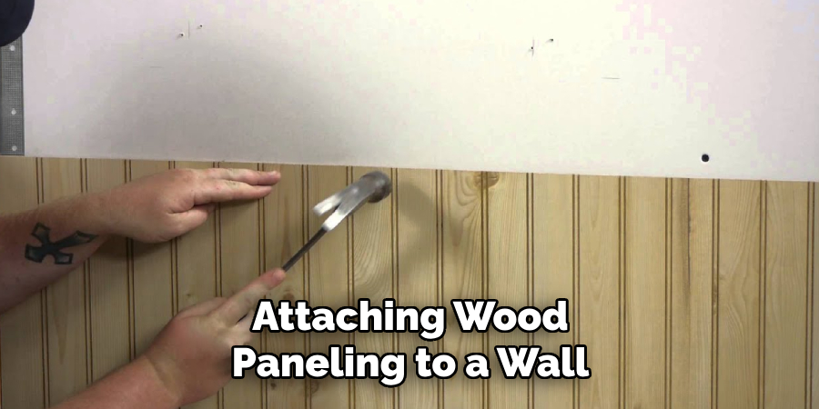 Attaching Wood Paneling to a Wall