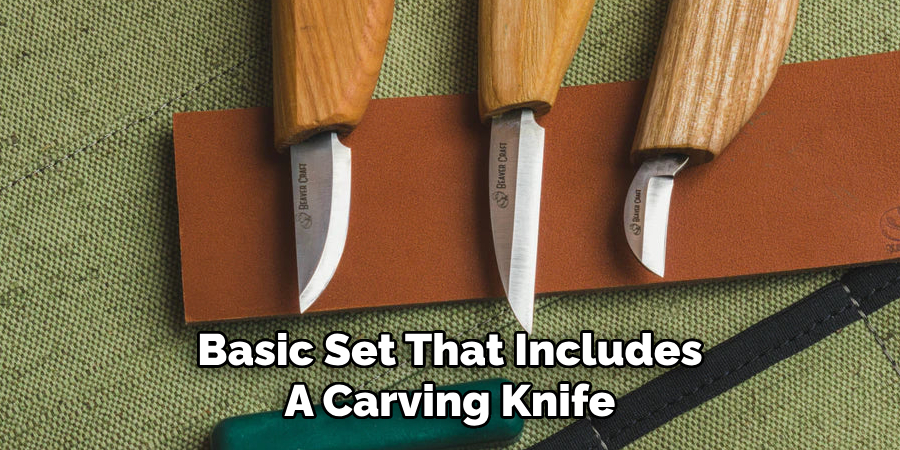 Basic Set That Includes a Carving Knife