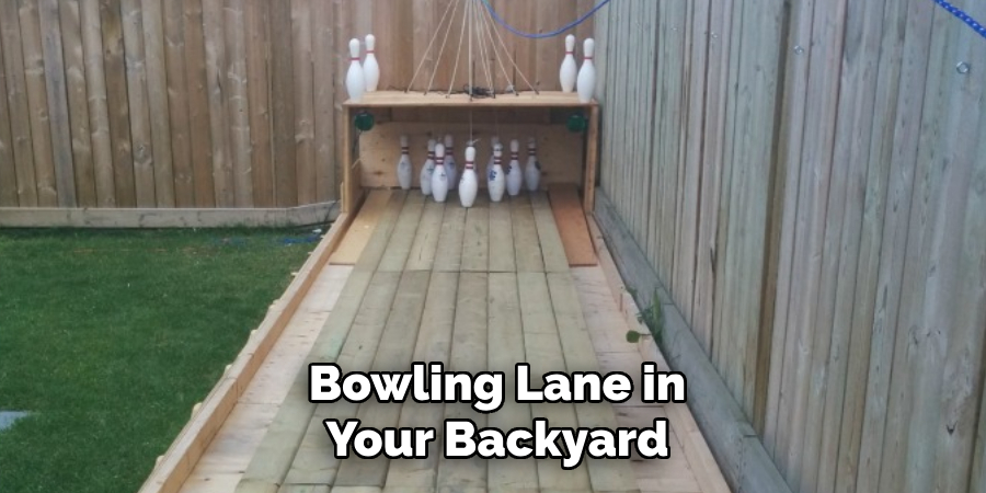 Bowling Lane in Your Backyard