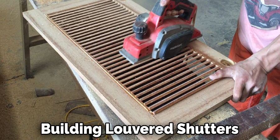 Building Louvered Shutters