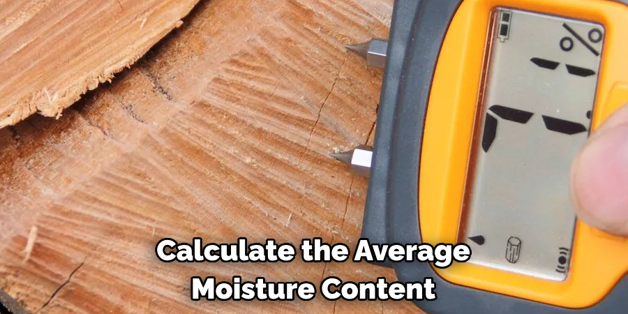 Calculate the Average Moisture Content