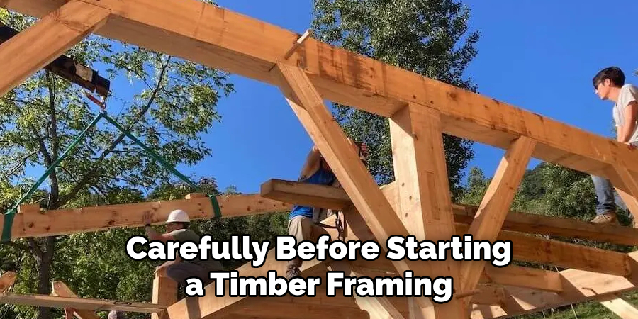 Carefully Before Starting a Timber Framing