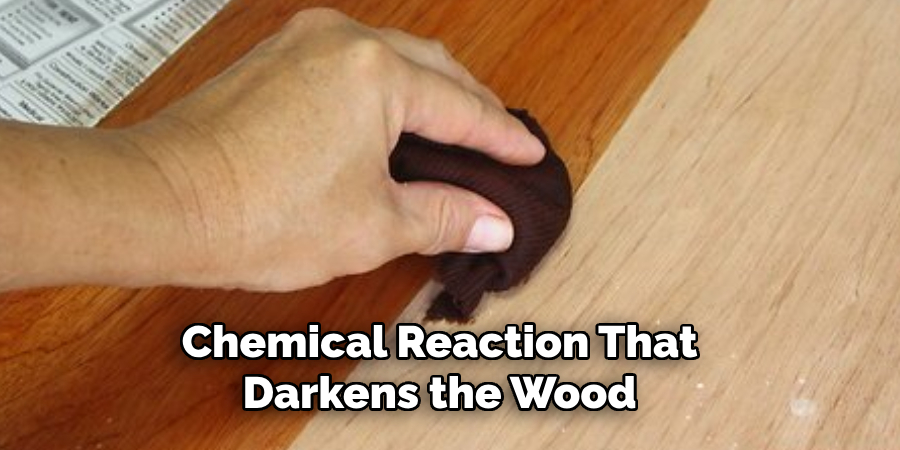 Chemical Reaction That Darkens the Wood