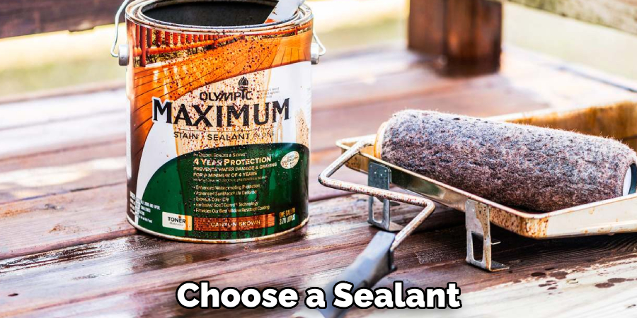 Choose a Sealant