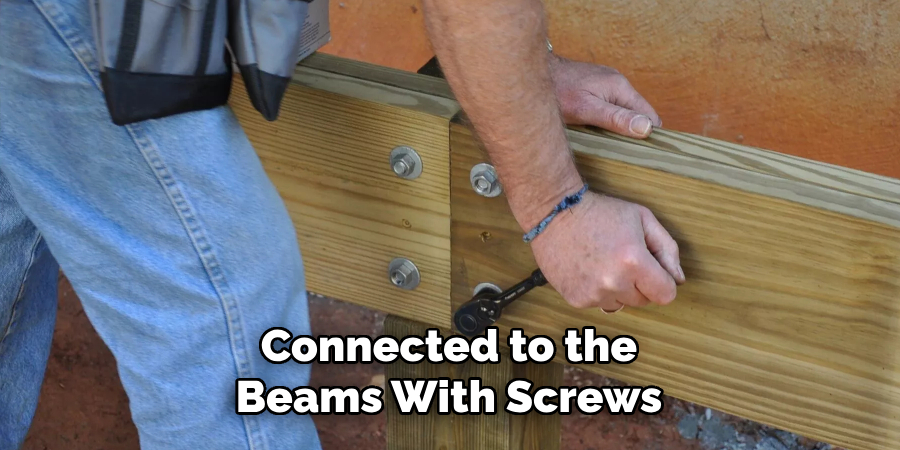 Connected to the Beams With Screws