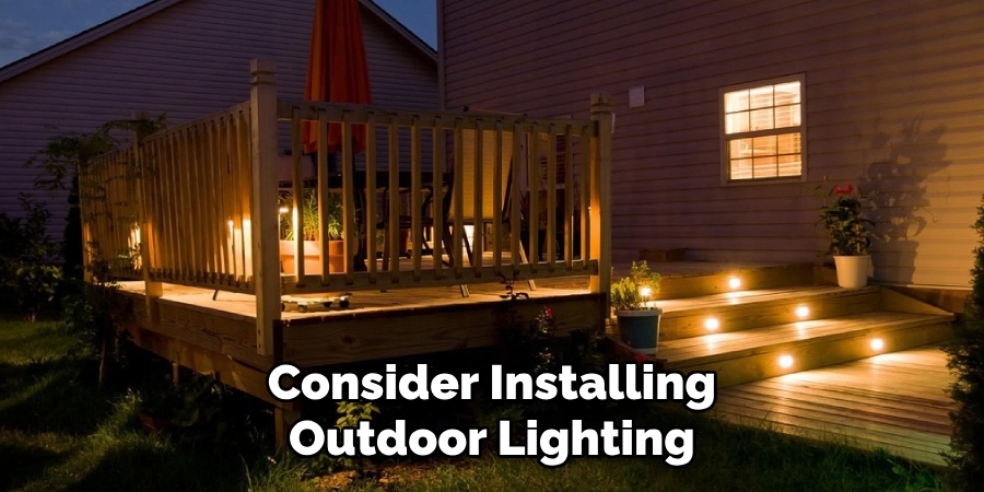 Consider Installing Outdoor Lighting