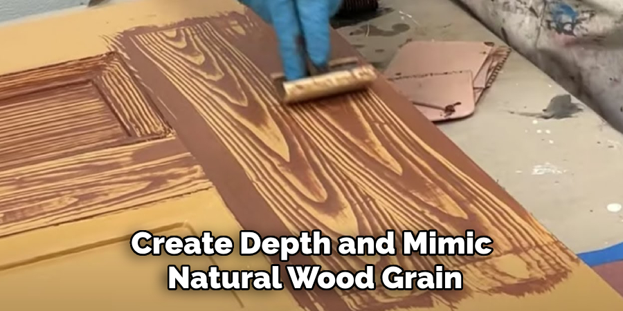 Create Depth and Mimic Natural Wood Grain