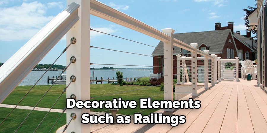 Decorative Elements Such as Railings