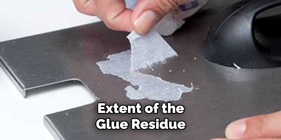 Extent of the Glue Residue