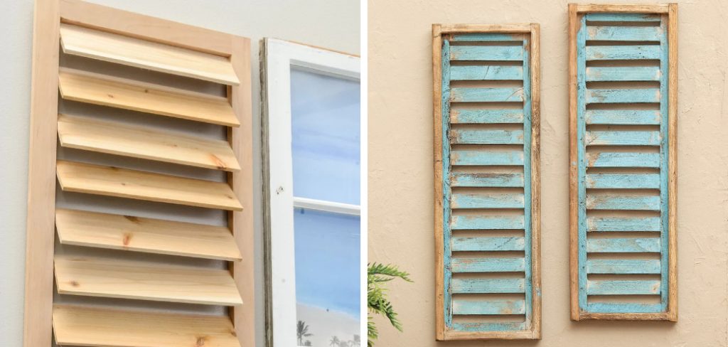 How to Build Wood Shutters