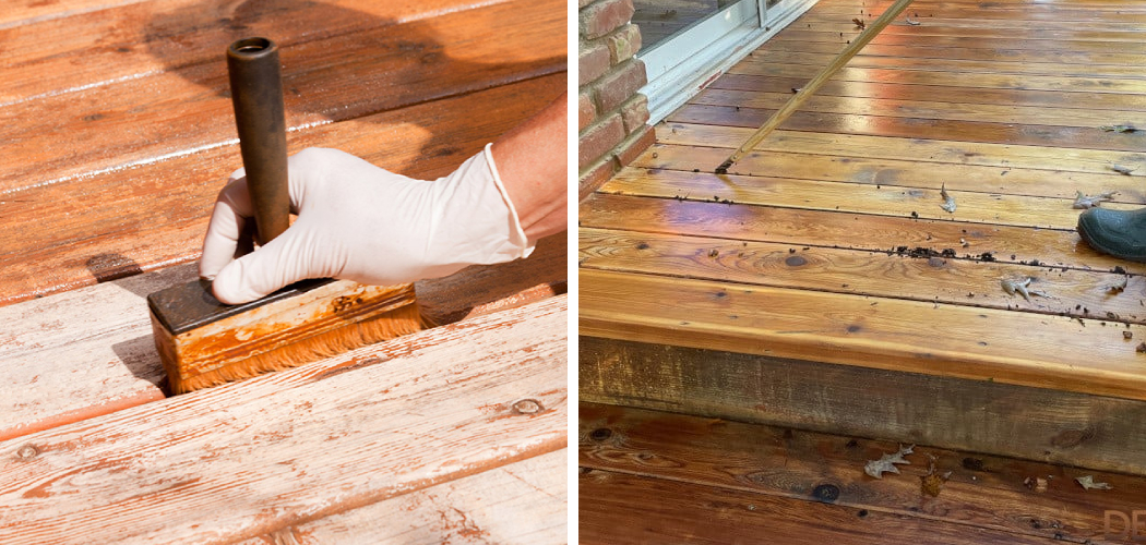 How to Clean Between Deck Boards