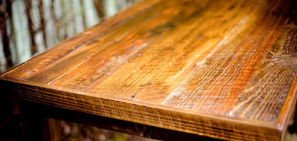 How to Clean Sticky Wood Table