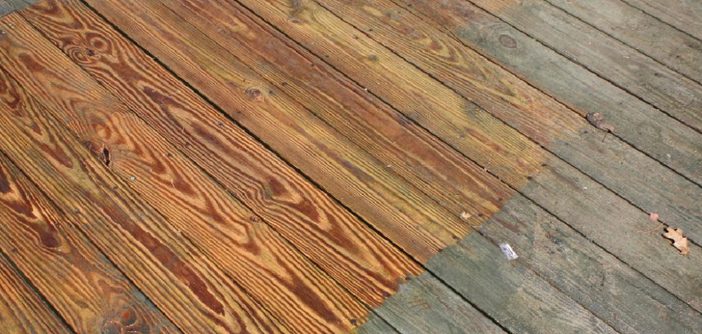 How to Clean a Deck Without a Pressure Washer