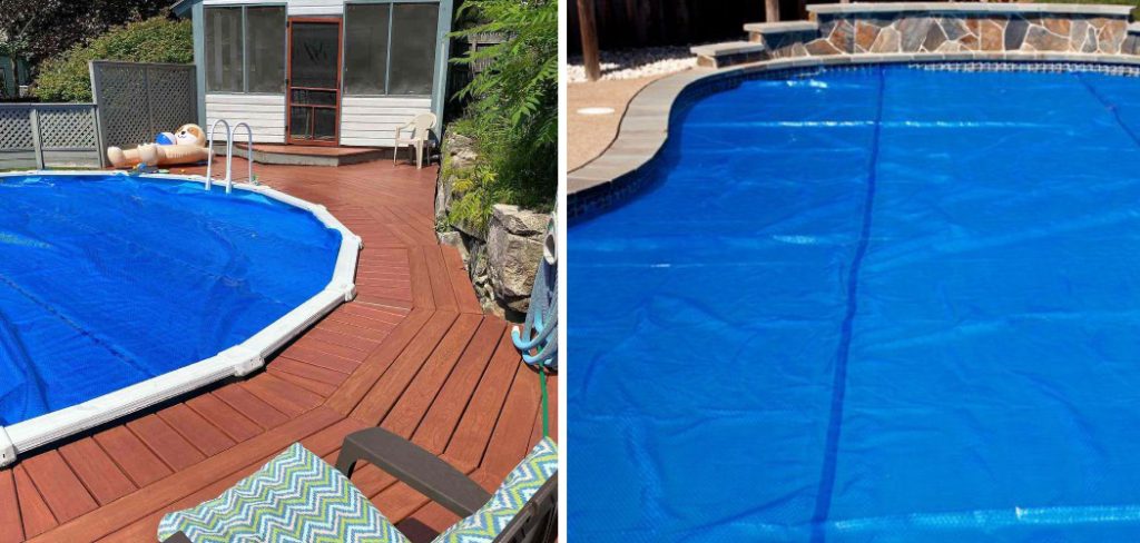 How to Cover Above Ground Pool With Partial Deck
