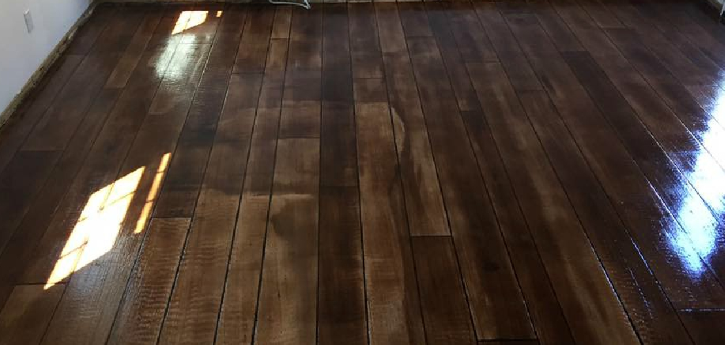 How to Epoxy Wood Floor