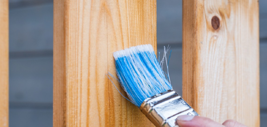 How to Fill Wood Grain Before Painting