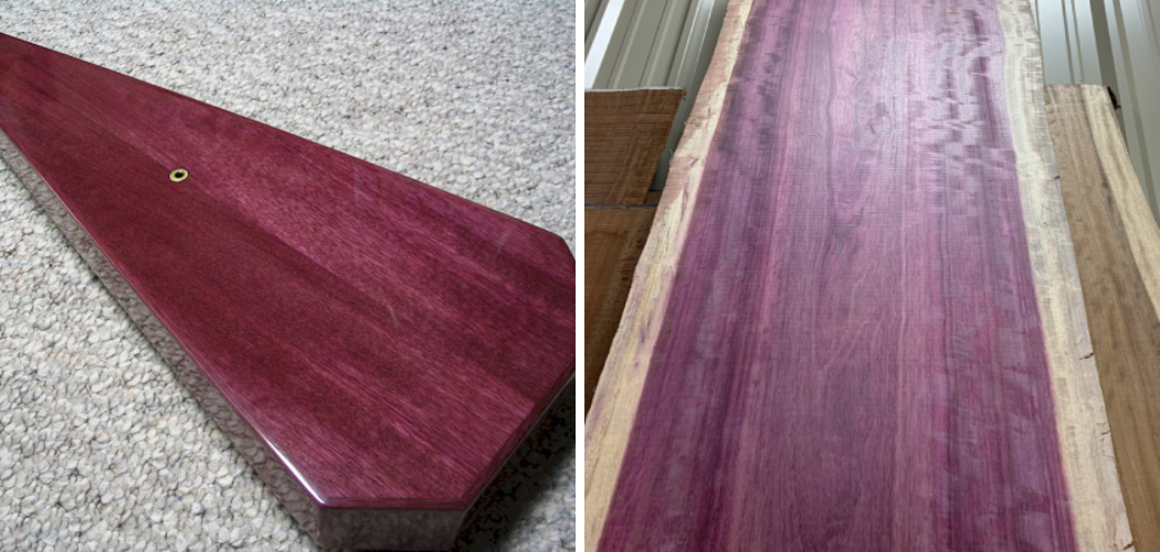 How to Finish Purple Heart Wood