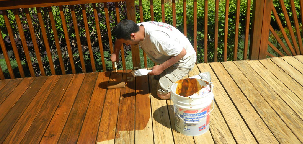 How to Fix Uneven Deck Stain
