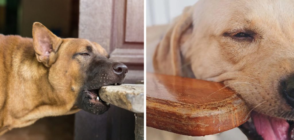 How to Get My Dog to Stop Chewing on Wood