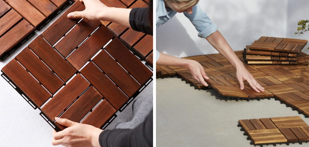 How to Install Deck Tiles on Wood Deck