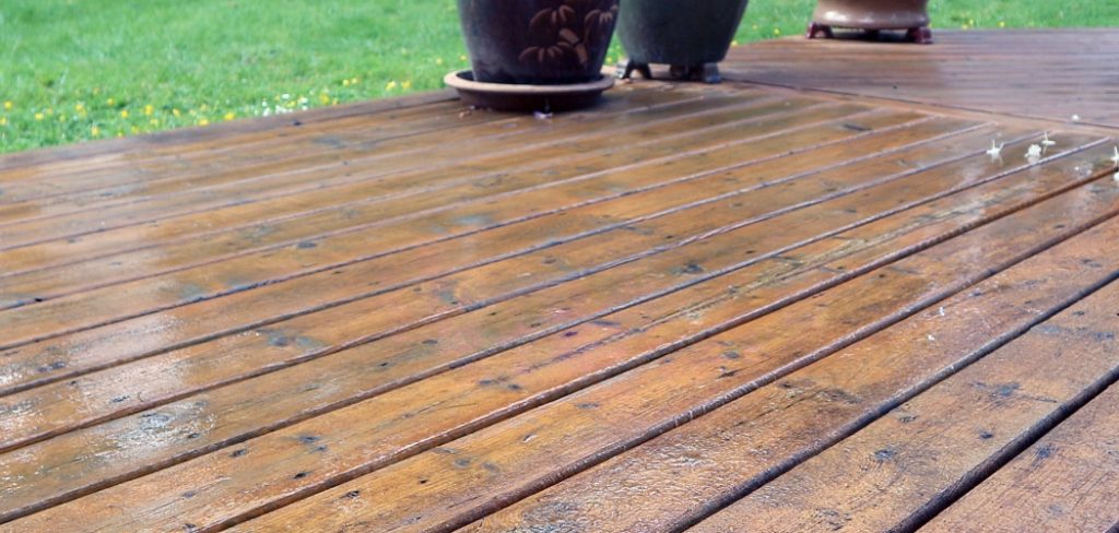 How to Oil a Deck