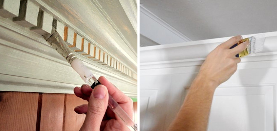 How to Paint Dentil Molding