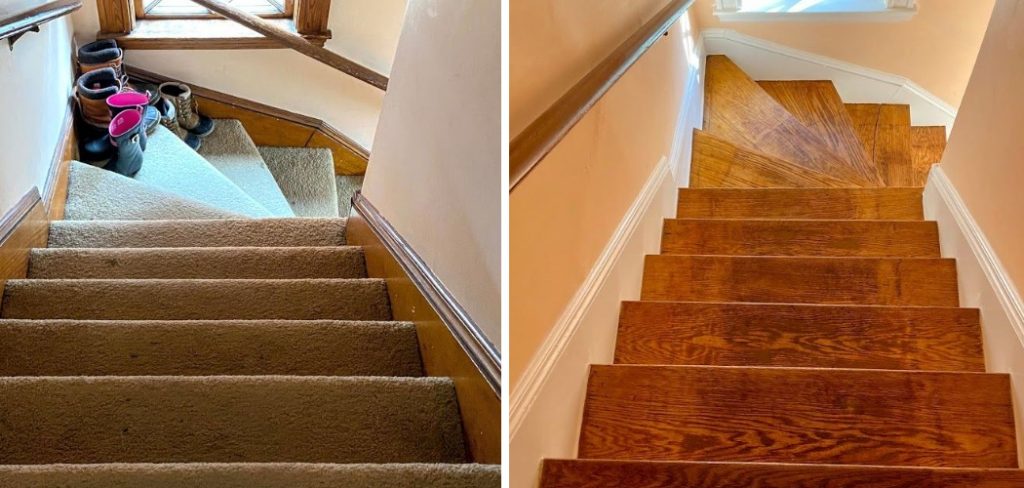 How to Redo Stairs From Carpet to Wood