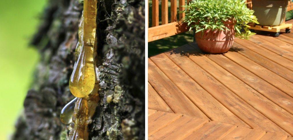 How to Remove Sap From Deck Wood