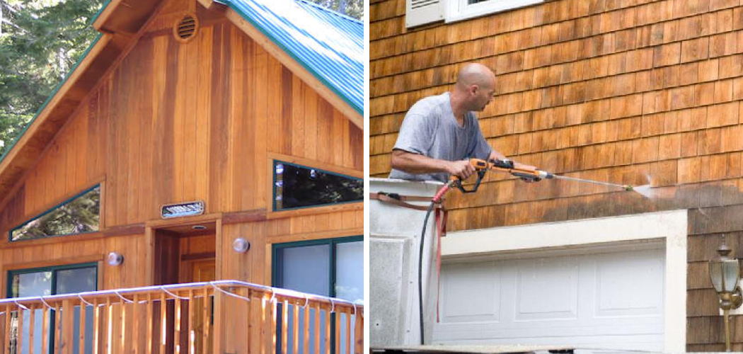 How to Soft Wash Cedar Siding