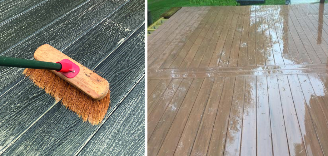 How to Stop Water Pooling on Decking