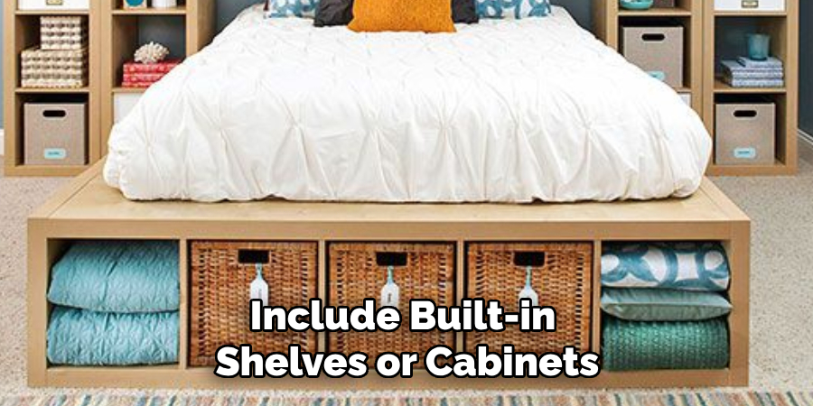 Include Built-in Shelves or Cabinets