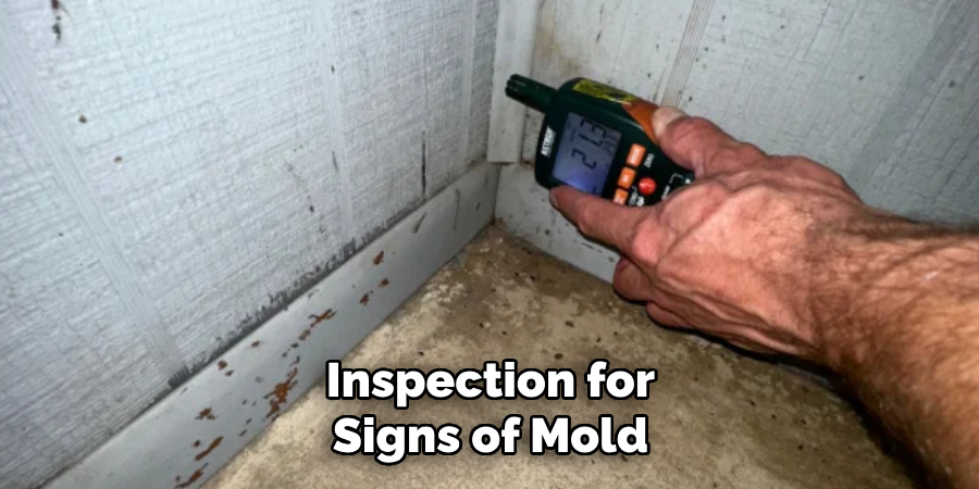 Inspection for Signs of Mold