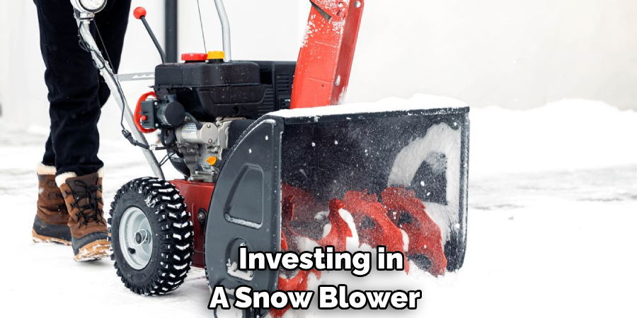 Investing in A Snow Blower