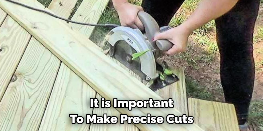 It is Important To Make Precise Cuts