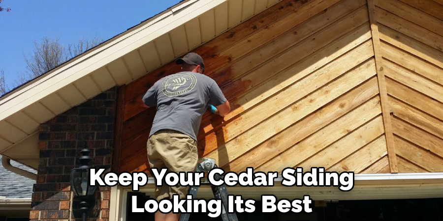 Keep Your Cedar Siding Looking Its Best