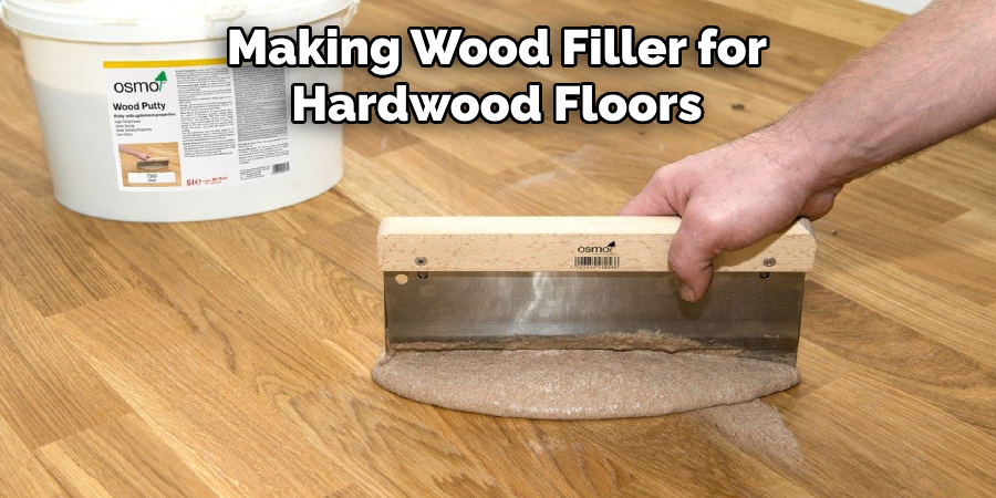 Making Wood Filler for Hardwood Floors