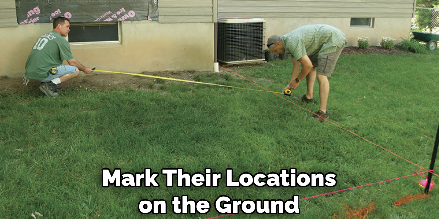 Mark Their Locations on the Ground