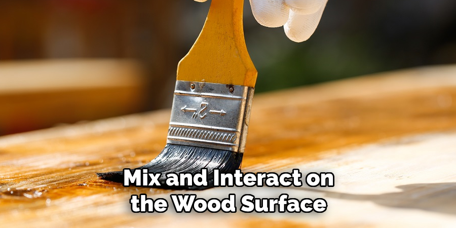 Mix and Interact on the Wood Surface