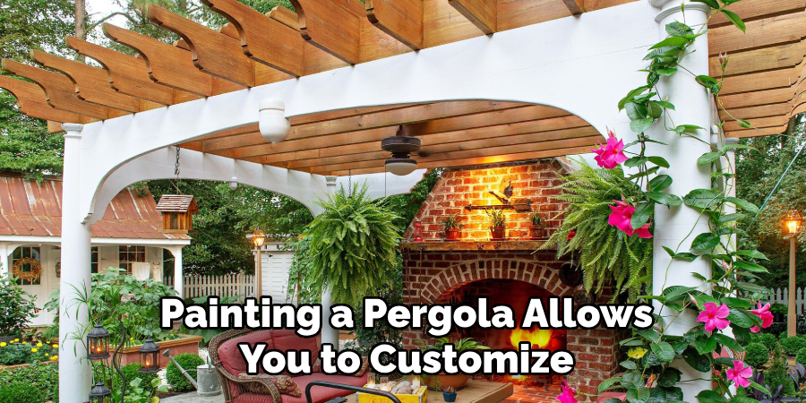 Painting a Pergola Allows You to Customize