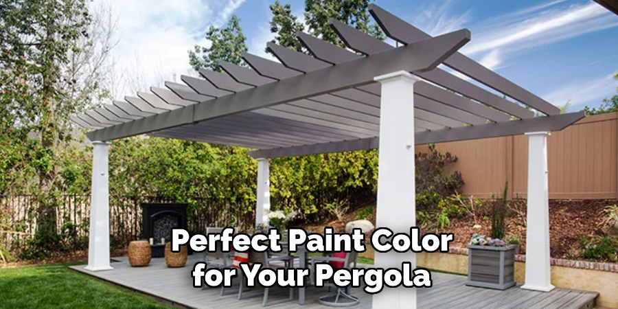 Perfect Paint Color for Your Pergola