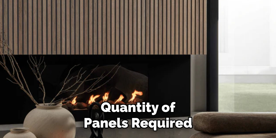 Quantity of Panels Required