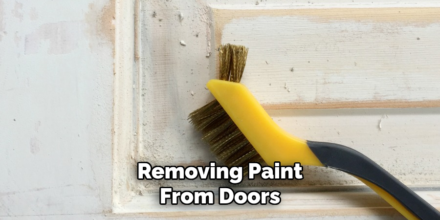 Removing Paint From Doors