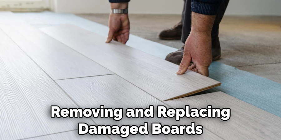 Removing and Replacing Damaged Boards