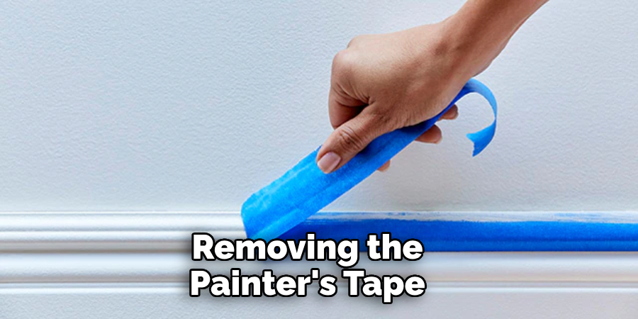 Removing the Painter's Tape 